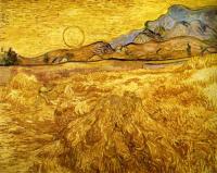 Gogh, Vincent van - Enclosed Wheat Field with Reaper